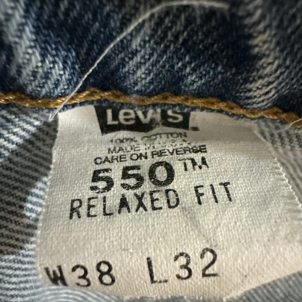 Levi's‎ 550 Vintage Y2K Relaxed Fit Light Wash Jeans Size 36 Made In USA